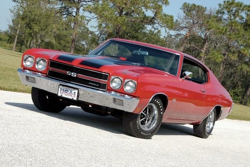 1970 chevy chevelle 454 red - 1970,
