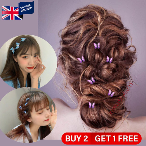 Butterfly hair pins bridesmaid - butterfly,