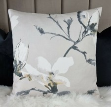 Romo Saphira Magnolia Cushion Cover in Quartz Gorgeous Watercolour Contemporary