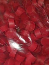 RED scaffold tube end Caps for scaffold tubes 48.3mm diameter 2,400 ONLY £174.95