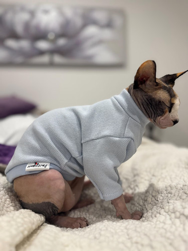 Sphynx cat knit cotton - , fabric