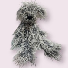 Jellycat Retired SCRUFF PUP Plush  Grey/Silver Fluffy Plush Soft Toy Retired 