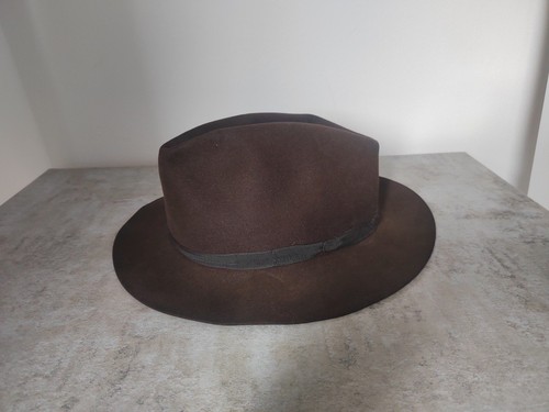 Lock fedora brown - brown, 7/18