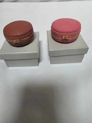 Macaron trinket jewelry - macaron, boxes