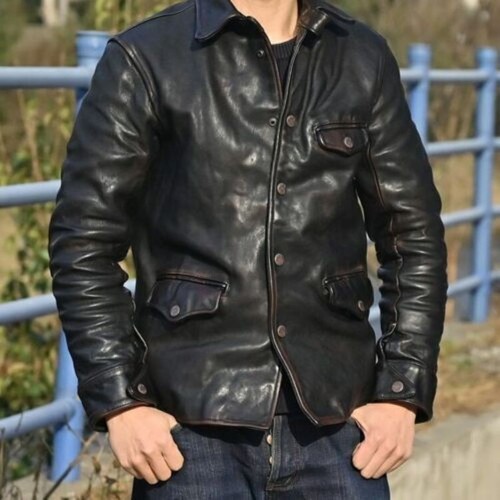 Mens vintage distressed black - mens,