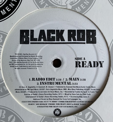 Black rob ready star - rob,