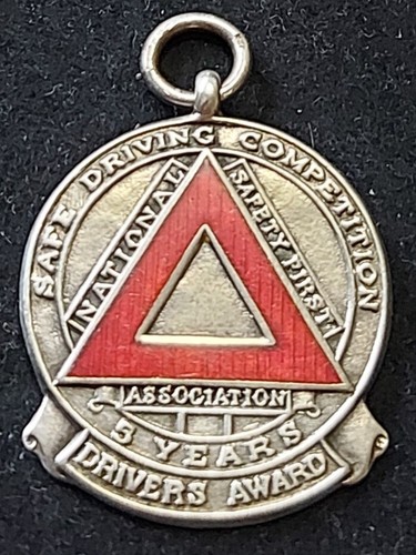Vintage sterling silver fob - ,