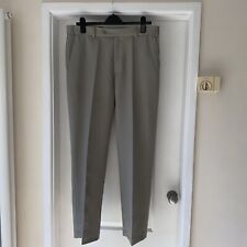 Taylor And Wright Mens Fine Tailoring Trousers In Stone Colour  Size 36R