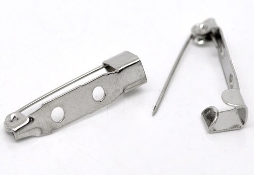 Brooch backs blank - fasteners,