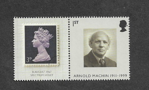 Arnold machin stamp - arnold,