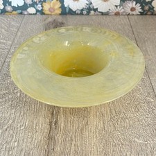 Lemon Yellow Cloud Glass Posy