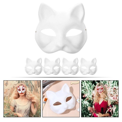 Pcs white face - white, masks