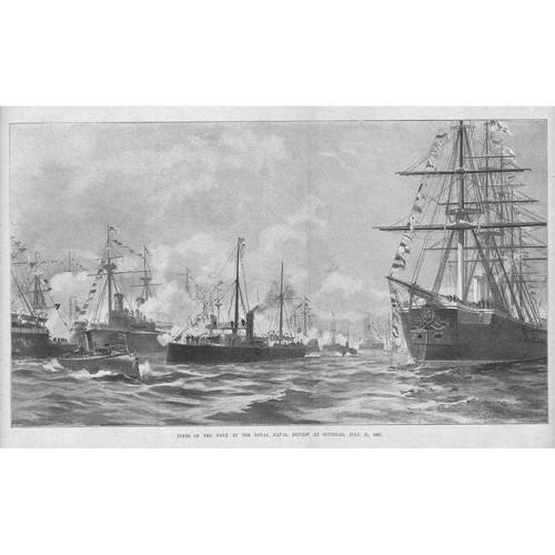 The royal naval review - naval, at