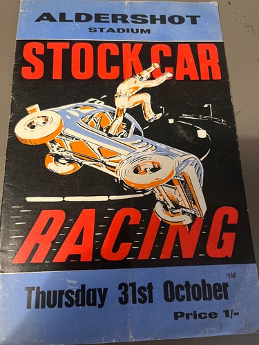 Aldershot stock car racing - car,