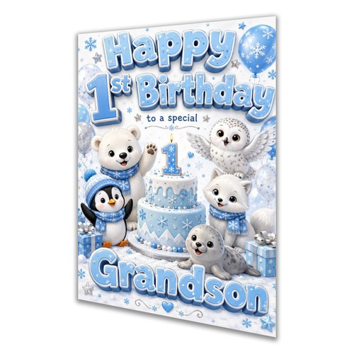 1st birthday card - 1st,