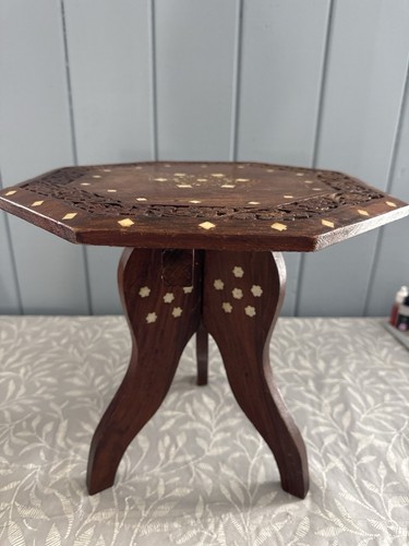 Vintage moroccan hand carved - moroccan,