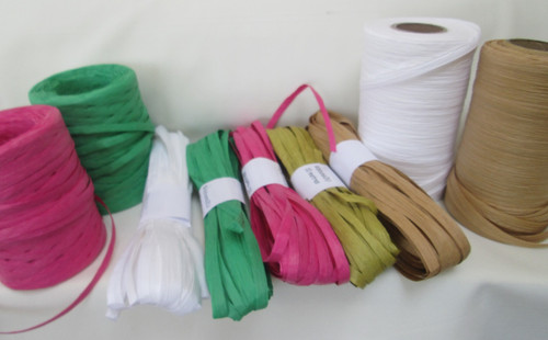 Raffia paper ribbon 10m - paper,