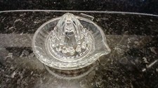 Vintage 5" Clear Pressed Glass
