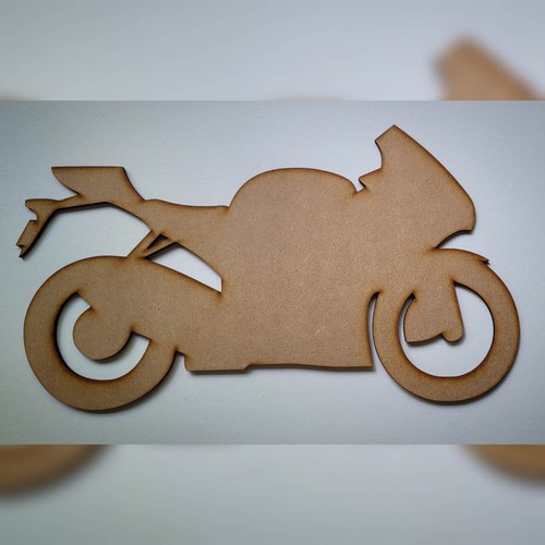 Motorcycle mdf craft - mdf, shapes