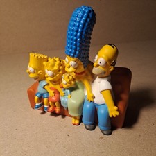 Vintage The Simpsons On Sofa