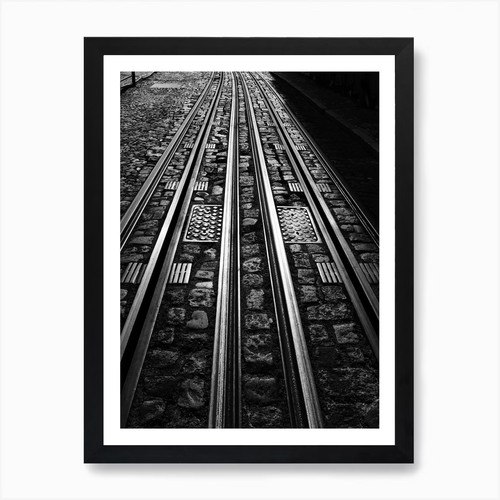 Linear tram track details - linear,