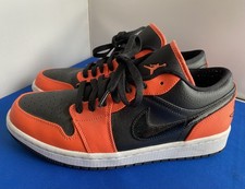 Nike Air Jordan 1 Low SE Black Turf Orange Trainers   - UK Size 8