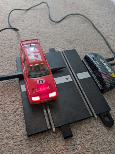Red scalextric ford sierra - scalextric,