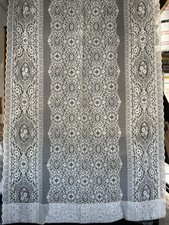 C1900 Period Design  Easy care French Lace Curtain Sample 51”/78”