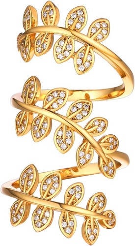 Novelty long finger ring - long,