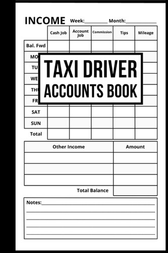 Taxi driver accounts book - taxi,
