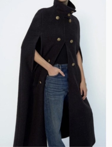 Zara wool blend cape - zara,