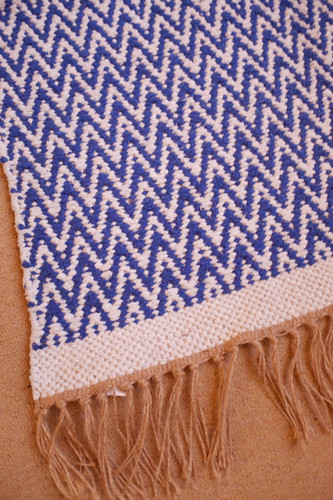 New 150x90 blue indian - blue, kilim