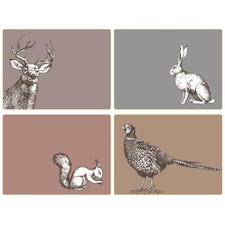 Woodland Animals Set of 4
