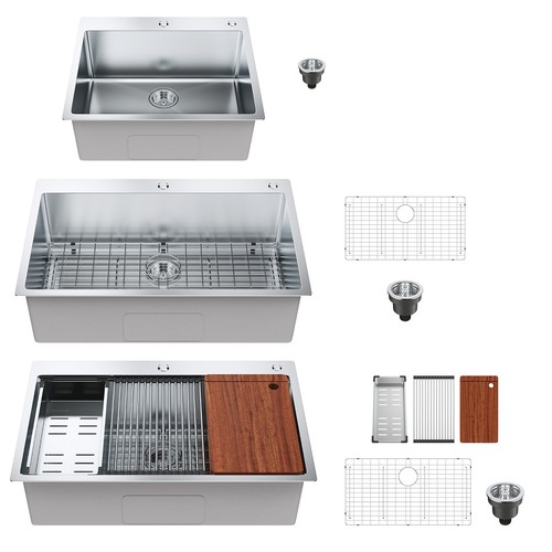 Drop kitchen sink - sink, mount
