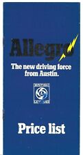 Austin Allegro Series 1 Prices