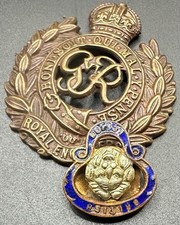 royal engineers badge With Pin