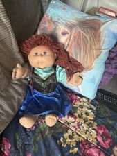 Cabbage patch doll with wool  hair
