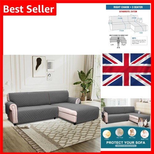 Brand name shaped sofa cover - l-shaped,