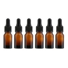 1X/6X Amber Glass Dropper