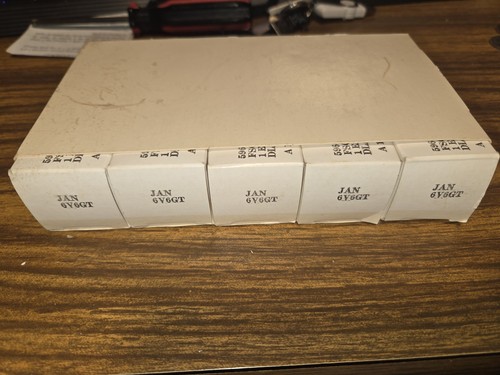 Nos philips 6v6gt tubes sleeve - nos,