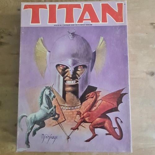 Avalon hill titan board game - board,