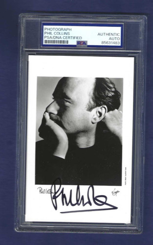 Phil collins autographed - collins,