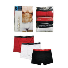 Men's Boxers Shorts Cotton Underwear Emporio Armani S-2XL 3 Pack Clearance
