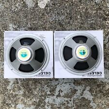 Vintage pair of matching 10" celestion guitar speakers 2x10 1965 - Vox JMI AC10
