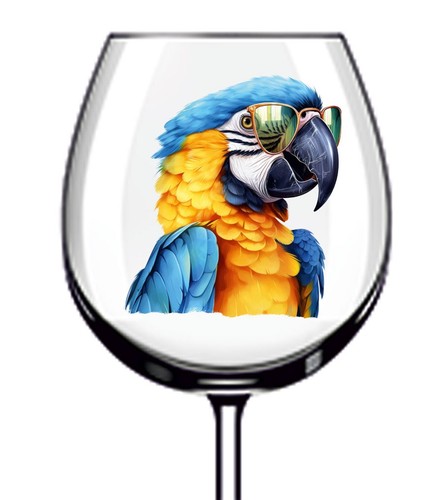 12x blue gold macaw parrot - gold,