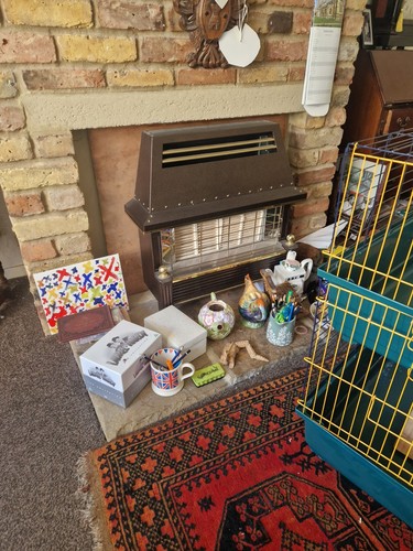 Gas fire - gas,