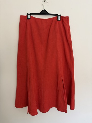 Jacques vert red - flared, midi