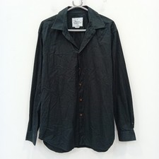 Vivienne Westwood Orb Shirt Size 54 Mens Black 100% Cotton FLT-FPL