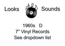1960s 7" VINYLS - VARIOUS