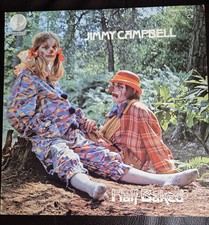 Jimmy Campbell Half Baked Vinyl LP RARE press Canadian Vertigo Swirl (EX/EX)